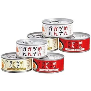 ふくや　めんツナかんかん 食べ比べ3種各2缶 計6缶セット